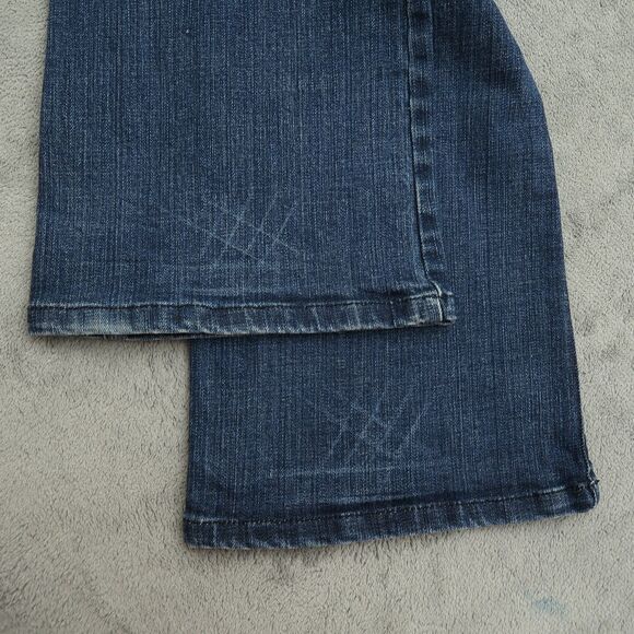 Guess Jeans Women's Size 31 Mid-Rise Comfort Bootcut Denim 31" Inseam Distressed - Picture 14 of 16